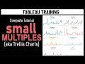 Tableau Small Multiple Line Charts/ Trellis Charts- Complete Tutorial using table calculations \u0026 LOD