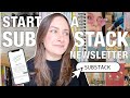 Starting a Substack in 2025 \u0026 How I'm Planning my Newsletter Content