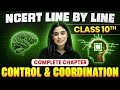 Control and Coordination ONE SHOT || Full Chapter Line by Line || Class 10th Science || Chapter 2