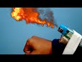 How to make fire flame thrower like iron man using lighter at home
