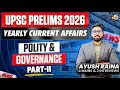 UPSC RECAP 2025: Complete Polity \u0026 Governance Current Affairs | UPSC Prelims 2026 | Sleepy Classes