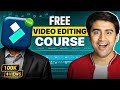 FREE Video Editing Course ✅ Wondershare Filmora 15 with Ai Tutorial (Hindi)