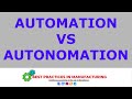 Automation VS Autonomation | JIDOKA | AUTOMATION | LeanSeekho