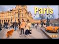 Paris Walking Tour 2026_ Musée d'Orsay to Louvre \u0026 Rue de Rivoli | 4K 60fps HDR