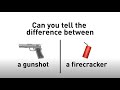 SPEAKERS UP! Gunshot vs Firecracker: Can You Tell the Difference?