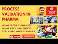 Process Validation in Pharma, FDA Guidance? #usfda #pharma #validation  @PHARMAVEN