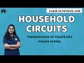 Household Circuits Class 10 ICSE Physics | Selina Chapter 9 | Transmission of Power, Power Wiring