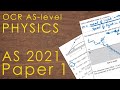 OCR A 2021 AS Paper 1 - AS-level Physics Past Paper