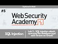 SQL Injection Attack, Querying The Database Type And Version On Oracle | Lab Solved