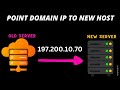 How to point domain name to new web hosting