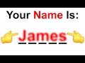 I Will Show Your Name In This Video..