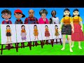 Scary Teacher 3D vs Squid Game Drawing Dress Skirt vs Wooden Door Nice or Error 5 Times Challenge