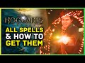 Hogwarts Legacy Gameplay - All Spells \u0026 How To Unlock Them