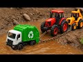 Pull It! Pull It! 🚒 Rescue Vehicles Work Together in the Mud | Car and Truck Songs