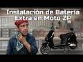 Instalación de una batería extra de litio para una moto eléctrica de 1500W ZP Quito-Ecuador 🇪🇨