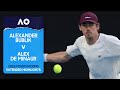 Alexander Bublik v Alex de Minaur Extended Highlights | Australian Open 2026 Fourth Round