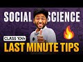 Social Science Presentation Last minute tips🔥| Time Management | Class 10th SST Boards
