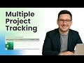 How To Track Multiple Projects In Excel