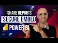 Embed Power BI Report Securely and Share the Link