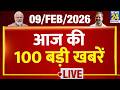 Top 100 News of the Day | News Shatak | 9 Feb 2026 | Modi | Rahul | Om Birla | Sansad