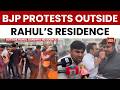 BJP Protests Outside Rahul Gandhi's Residence Over Youth Congress AI Summit Disruption | India Today