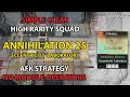 [Arknights] Annihilation 25 'Eccentricity' Laboratory AFK Strategy (No Module)