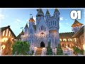 Minecraft: How to Build a Medieval Castle | Huge Medieval Castle Tutorial - Part 1