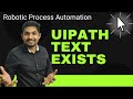 UiPath - How to Use Text Exists Activity in UiPath | Example of Text Exists Activity UiPath