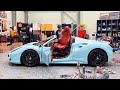 The Insane Skill of Korean Craftsman Repainting a $260,000 Ferrari Interior