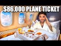 WORLD'S MOST EXPENSIVE FIRST CLASS (Record Breaking $86,000 Ticket)!