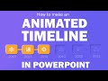 Animated PowerPoint Timeline Slide Design | Stepy by Step