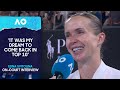 Elina Svitolina On-Court Interview | Australian Open 2026 Quarterfinal