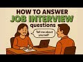 Learn English for Job Interviews | Common Questions \u0026 Answers Practice | English Podcast