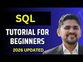 SQL Tutorial for Beginners | Learn SQL in 2 hrs | Microsoft SQL Server | 2026 Updated | Amit Thinks