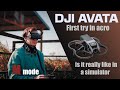 DJI AVATA test M mode / acro. my first try. China / #djiavata