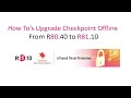 How To's Upgrade Checkpoint Offline from R80.40 to R81.10