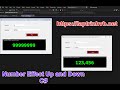 [C#] Number Effect Counter Up And Down Winform | laptrinhvb.net