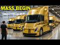 2026 Tesla Semi Truck Mass Production Finally Ready! Elon Musk DROPS AMAZING Upgrade Series!