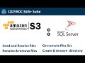 Upload, Download or Backup Files to Amazon S3 bucket / SQL Server. Amazon S3 SSIS Task - COZYROC