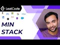 Min Stack (LeetCode 155) | Full Solution with animations using 2 stacks