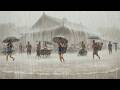 SCARY ! !🌧️⚡ Extreme Thunderstorms and Heavy Rain in Indonesia 🌧️⚡ Soothing Sounds for Sleep