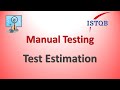 Manual Testing - Software Test Estimation