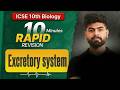 🔥 Excretory System in 10 Minutes | One Shot | ICSE Class 10th Biology | ICSE 2026