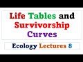 Life Tables and Survivorship Curves / Ecology lectures