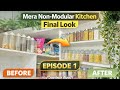 Non Modular Kitchen Organization Episode1😍 Kitchen Organization @Meesho#kitchenorganization #kitchen