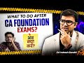 What to do after CA Foundation Exams? Indresh Gandhi ICAI CA | Jan 26 Exams