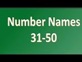 numbers and names from 31 to 50। learn numbers with spelling 31-50। #maths  @SRACADEMYmdnr