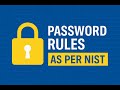 NIST Password Guidelines Explained: What You Should Be Doing in 2025!