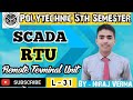 RTU remote terminal unit| SCADA up polytechnic 5th sem.| Plc microcontroller \u0026 SCADA @wirelessera