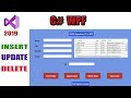 CRUD Operation in WPF C# (Insert, Delete, Update) with SQL Management Studio 2020 Urdu-Hindi #wpf